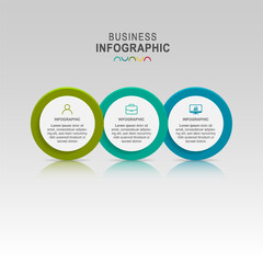 Infographics template. Infographics for business presentations or information banner.