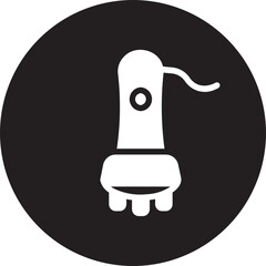 Radiofrequency glyph icon