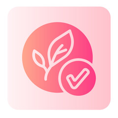 chemical free gradient icon