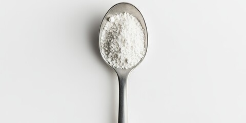White Powder in a Spoon: A Culinary Close-Up