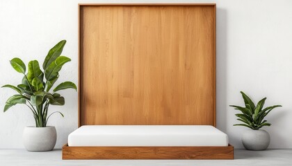 home decor minimalism with space-saving comfort. Wall-mounted Murphy bed with a plush memory foam mattress, folding into a cabinet for space-saving comfort