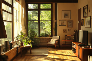 interior of an old house