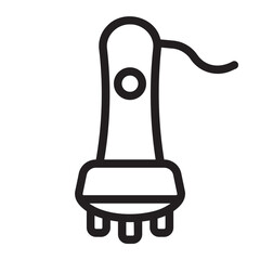 Radiofrequency line icon