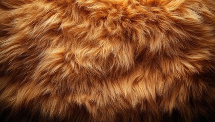 Naklejka premium Ginger Cat Fur Texture Close Up Shot