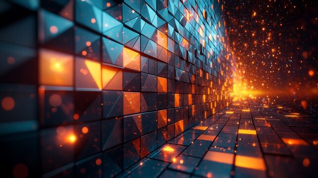 Abstract notion of dreams that swirl and change like a kaleidoscope