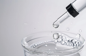 water pouring into a glass