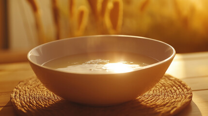 A bowl of gruel pictures
