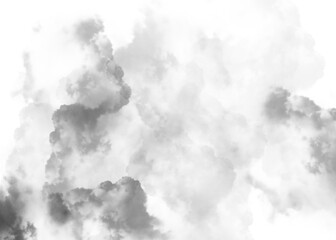 spreading smoke pollution on transparency background	