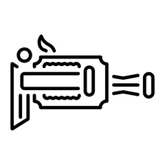 Golf groove icon in linear style 