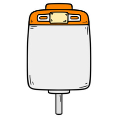 mini dynamo illustration hand drawn isolated vector