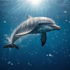 Fototapeta premium dolphin in the water