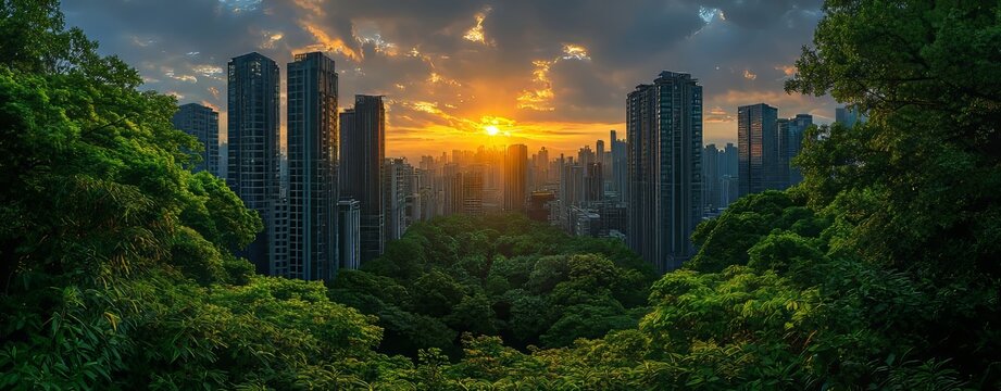 Green practices thrive in the city, fueled by environmental technology