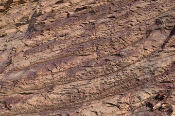 texture of stone, Close up of broken red bricks background