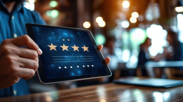 Five Star Review on Tablet: Excellent Customer Feedback