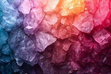 Abstract Background Illustration Colorful Crystal Gradient Texture