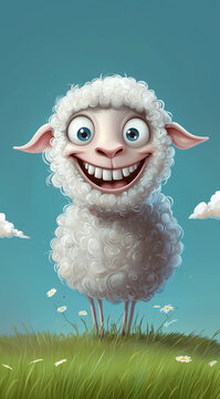 The shhep with the insane smile