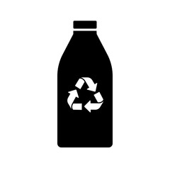 recycle icon. recycle water bottle