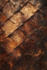 Rusty metal surface forming a textured background