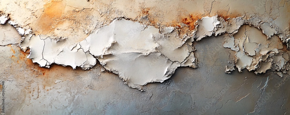 Poster abstract texture background showing cracked concrete surface