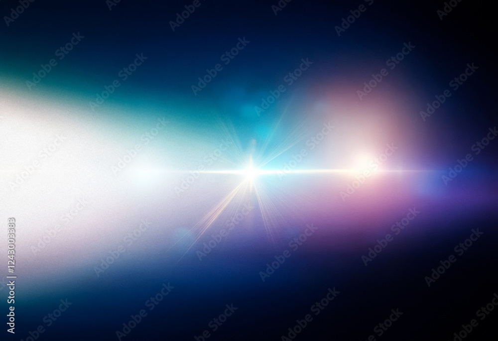Wall mural abstract background with a grainy gradient transitioning from white to teal to purple.