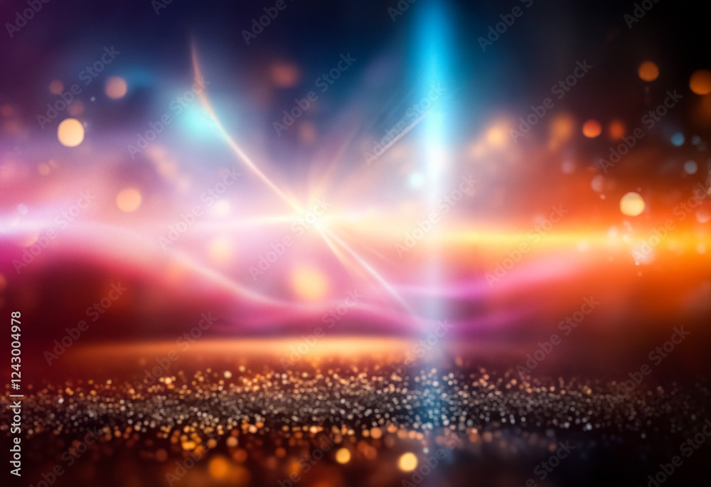 Poster Abstract purple gradient background with grainy texture.