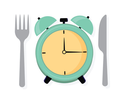 Time for lunch stock illustration