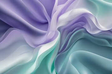 Obraz premium Cool Mint to Bright Lavender Gradient Abstract Background with Refined Texture