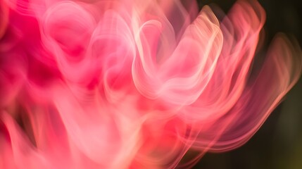 Abstract Pink Swirls: Motion Blur Photography