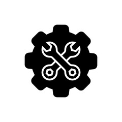 Technical support icon vector. Service station illustration sign. Engineer symbol. Maintenance logo.