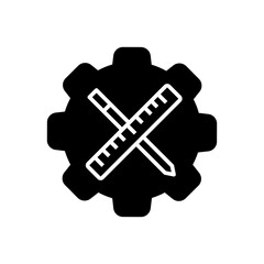 Technical support icon vector. Service station illustration sign. Engineer symbol. Maintenance logo.