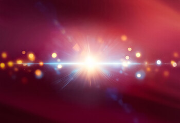 Fototapeta premium Grainy abstract design with a pink and red gradient background.