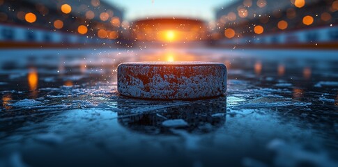 An ice rink awaits, filled with sunlight streaming through its windows, perfect for sports and recreational pursuits