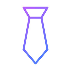 Modern Purple Tie Icon for Professional Success