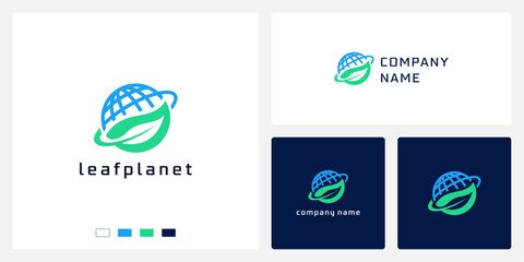 Leaf planet logo