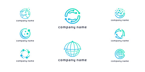 set globe tech logo