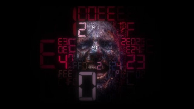 Artificial intelligence gone wrong chat bot glitch malware hacker in latent space 4K resolution