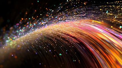 A fiber optic picture is a type of artwork that uses fiber optics to create images. Fiber optics are thin, flexible strands of glass or plastic that can transmit light over long distances