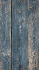 Naklejka premium Weathered blue wooden planks with rustic texture and depth