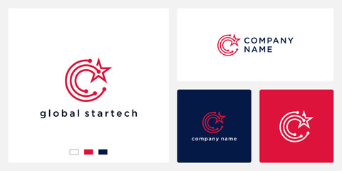 Global star tech logo