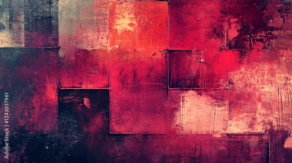 Aufkleber abstract grunge background showing red paint texture