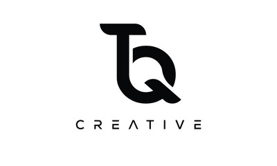 TQ letter logo creative modern  alphabet joined logo