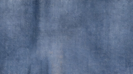 Blue denim fabric with natural color irregularities