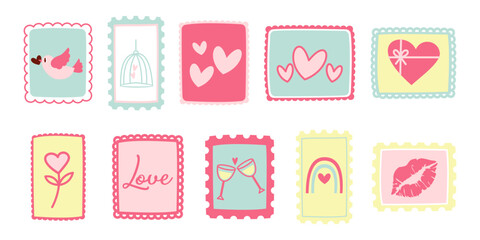 Valentines Postage Stamp