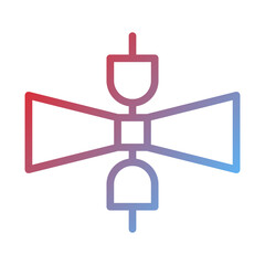 Modern Amplifier Icon with Gradient Color Design