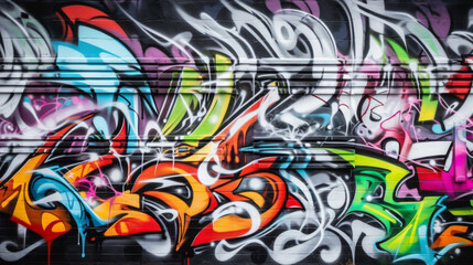 Obraz premium Street art graffiti on the wall