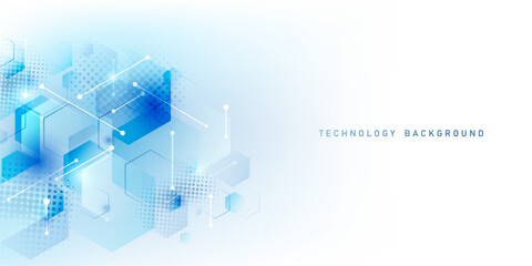 Abstract technology background, modern design vector illustration