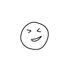 hand drawn cartoon face