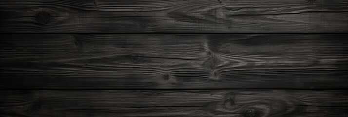 Naklejka premium Dark Grunge Wooden Surface with Deep Texture Suitable for Backgrounds, Overlays, or Artistic Projects in a Dramatic and Rustic Style