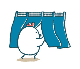 ゆるいにわとりはのれんをくぐる