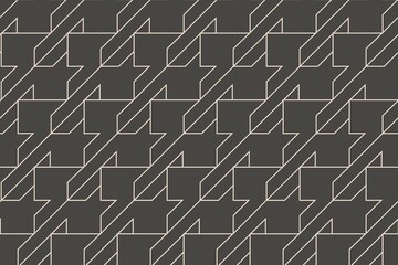 Houndstooth pattern background, abstract beige line